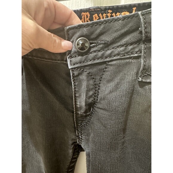 Rock Revival 'Celine' Black Skinny Jeans - Size Women's 29 (Inside Seem 32/33) - Picture 4 of 11